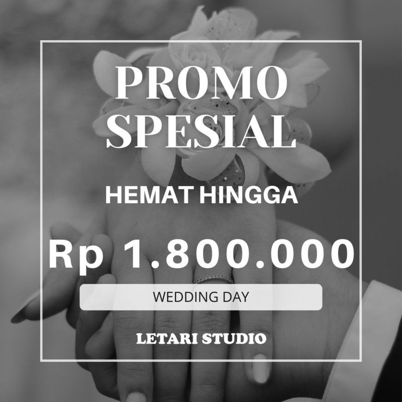 jasa foto wedding murah promo letari studio